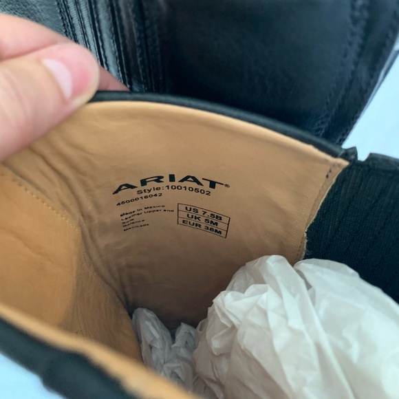 Ariat Black Leather Riding Boots - Picture 8 of 10